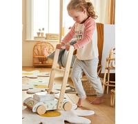Lawnmower in FSC® Wood white light solid with design