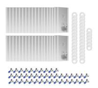 Lawnmower Replacement Blades,36Pcs Heavy Duty Blades Kit Replacement for Mammotion for Luba for Yuka All Series Robotic Lawnmower, with Screws and washers