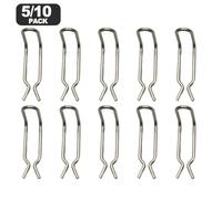Lawnoval 10/5 PCS Pressure Washer Spring Clamp Clip 50372210 for Karcher K3 K4 K5 K6 K7-Series Stainless Steel Hose Pipe Connector