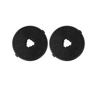 Lawnoval 2 Pack Charcoal Filter 135mm Square, Replacement Filter for Cooker Hood, Air Purifier, Extractor Fan, 18mm Thick, Removes Kitchen Smells