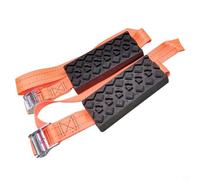 Lawnoval 2 Pcs PU Anti-Slip for Tire Traction Blocks, Snow Mud Sand for Escape Boards for Car SUV for Truck, Easy Install Rescue Chains