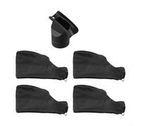 Lawnoval 4-Pack Dust Collection Bag for 255 Miter Saw, Plastic Anti-Dust Cover with & Wire Holder, Easy Carry Debris Bag for Woodworking(A)