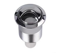 Lawnoval 45 Dual Flush Cistern Push Button for Model 34455009 Chrome Finish ABS Toilet Tank Switch Replacement for 45