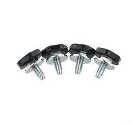 Lawnoval 4PCS Drum Washer Fixed Feet with M10 Screw Thread, Shock Absorption Balance Non-Slip Pads for Various Models