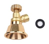 Lawnoval Adjustable Agricultural Sprayer Nozzle, Aluminum Gold Atomization Nozzle for Cyclone Sprinkler Head, 14x1.5mm Thread, 1 Pack