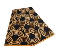 Lawnoval Ankara Wax Fabric 1, Vibrant Patchwork Textile Material for Dresses, Skirts, Accessories and DIY Sewing Projects, for Wedding or Special Occasions