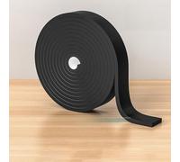 Lawnoval Anti-Slip Furniture Pads 6mm Thick, EVA Foam Floor Protectors for Chair Legs, Noise Reducing & Scratch, Cut to Size, for Black, 4cm x for 4m