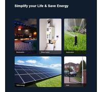 Lawnoval Astronomical Timer Switch with Auto Sunrise Sunset Adjustment, 16A 3200W Capacity, Latitude Longitude Time Zone Settings, Perpetual Calendar, White