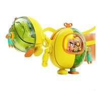 Lawnoval Bladeless Neck Hanging Fan, 3 Speed Adjustable USB Rechargeable Neck Fan 6 Hours Runtime, Comfortable Neckband Outdoor Travel Fan(Yellow)