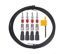 Lawnoval Brake Bleeding Tool Kit, for SRAM A Majig Hydraulic Ports Stainless Steel Needle with Sealed Design DOT/Mineral Oil Compatible(E)