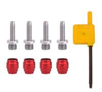 Lawnoval Brake Bleeding Tool Kit, for SRAM A Majig Hydraulic Ports Stainless Steel Needle with Sealed Design DOT/Mineral Oil Compatible(A)