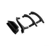 Lawnoval Car Interior Door Handle, Inner Panel Pull Trim Cover Set For BMW X3 F25 X4 F26 2011-2017 Black ABS PC Material, 4 Pieces (Black)