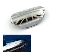 Lawnoval Chrome Door Handle Lock Hole Cover Cap for Mini for Cooper F55 F56 2013-2019, ABS Material, Fits Models for F55/F56 Series