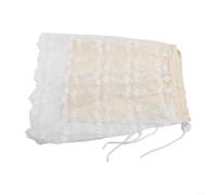 Lawnoval Cotton Embroidered Retractable Car Sun Shade, UV Protection Suction Cup Sunshade for Car Window, Thermal Insulation Sun Shade Daisy Lace Pattern(C)