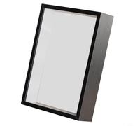 Lawnoval Density Board Hollow 5cm Photo Frame, Three-Dimensional Design for A4 Table Specimens and DIY Home Décor in Living Room or Office(6 inches)