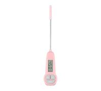 Lawnoval Digital Food Thermometer for Cooking, Read Kitchen Thermometer with and Meat Temperature Measurement, 1 pc, Pink/Green