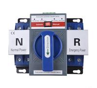 Lawnoval Dual Power Automatic Transfer Switch 63A 2P Generator Changeover Switch With LED Indicator For Elevator Office Building Surveillance