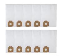 Lawnoval Dust Bags For Karcher No Woven Filter Bags For Cv30 Cv38/2 Vacuum Cleaner Large Capacity, 10 Pack