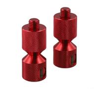 Lawnoval Flange Alignment Tool Two Hole Pin Set for Pipe Fitting, Ergonomic Design Aluminum Locating Pins, Vertical Horizontal Alignment, Red Black(red2pcs)