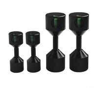 Lawnoval Flange Alignment Tool Two Hole Pin Set for Pipe Fitting, Ergonomic Design Aluminum Locating Pins, Vertical Horizontal Alignment, Red Black(black4pcs)