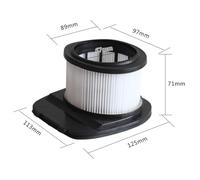 Lawnoval Foam and Felt Filter Kit Compatible for Shark IC300 IZ251UK IZ201UK IZ202SM IZ201ME IZD260CN Vacuum Cleaner Replacement Parts, 4-Pack