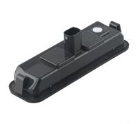 Lawnoval For Ford Focus M3 Exterior Door Handle License Plate Light Switch Button, BM51-19B514-AE Replacement Part Black Plastic