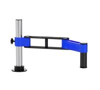 Lawnoval for Heavy Duty Microscope Swing Arm Bracket with for Dual Positioning, for 360 Degree Rotation Stand, 10KG Load Capacity, 350mm Reach for Lab Inspection, Blue