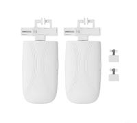 Lawnoval For TUYA Smart Curtain Motor Automatic Opener With WIFI Control For Roman Rod T-Rail U-Rail For Home System 4000mAh Battery Powered(2pcs)