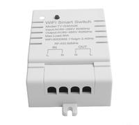 Lawnoval for Tuya WiFi Switch Module DIY Timer 30A Power Monitor AC 85-265V Voice Control Self-Lock Interlock Inching Mode Home for Lighting Appliances