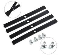 Lawnoval For Vauxhall Roof Bar Cover Trim Set With Security Bolts Car Exterior Rack Mount For Opel Astra H Replacement Parts 137mm Length