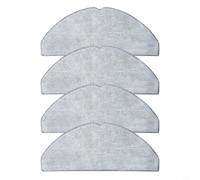 Lawnoval For Xiaomi Mopping Cloth Set Floor Cleaning Pads For S20 D106 3C E10 C103 3C Plus B112 Robot Vacuum Reusable Accessories(4 Pack)