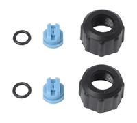 Lawnoval KARCHER Carpet and Upholstery Cleaning Nozzle Nut Kit for PUZZI 8/1 10/1 100 200, 2 Nozzles with Nuts and Seals