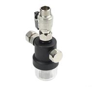 Lawnoval Magnetic Boiler Filter DN20/DN25, Wall Mounted Sludge Separator with for Stainless Steel Mesh for Central Heating Systems, Rust & for Scale Remover(DN20)