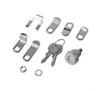 Lawnoval Mailbox Lock Set with Keys Secure Cylinder System Zinc Material for Cabinet Wardrobe L-1172C Style Replacement Parts(1 Set)