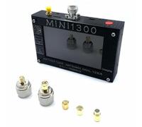 Lawnoval Mini1300 HF/VHF/UHF Antenna Analyzer Meter 0.1-1300MHz Frequency Sweep with SWR R || Return Loss TDR Mode for N-Type SMA 4.3" TFT LCD