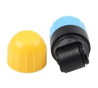 Lawnoval Music Notation Stamp Roller Guitar Ukulele Piano, 5-Line Staff Printer with ABS Construction, Portable Teaching Aid Music Theory Education, Blue(Yellow Blue)