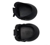 Lawnoval Non Slip Rubber Horse Boots Protective Shoe Guards for Injury Healing and Support Black S(XL)