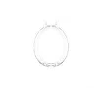 Lawnoval Protective Cover Case for, All-inclusive PC Shell, Transparent Pink Blue, Scratch Resistant, 6.2x4.7x2.3cm(Transparent)