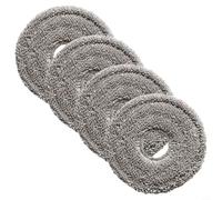 Lawnoval Replacement Mop Cloth Pads Compatible with Extravis V5 Robot Vacuum Cleaner, Microfiber Material, 4 or 10 Pack(4 PACK)
