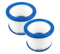 Lawnoval Round HEPA Filter Replacement Compatible with Bosch GAS 20 L SFC, GAS 1200 L Wet and Dry Vacuum, Washable Design for Effective 99.97% Filtration of Particles ≥3 Microns, Enhances Suction Perf