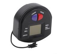 Lawnoval Rowing Machine Display Counter for Stepper and Stair, Resistant ABS Gauge, Black