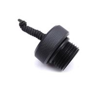 Lawnoval Scuba Diving 1st Stage DIN Regulator Dust Cap for 200-Bar and 300-Bar Valves, Vented ABS Protector with Swivel Lanyard, for Black