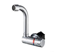 Lawnoval Single Handle RV Faucet 360 Degree Rotating Kitchen Tap With Hot Cold Water Control Foldable Brass Spout For Motorhomes Caravans