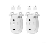 Lawnoval Smart For Tuya Curtain Robot Opener with Built-In 4000mAh Battery, Auto Light Temperature Detection, Voice Control For Alexa For Google Assistant(2pcs TU)