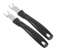 Lawnoval Stainless Steel BBQ Grate Lifter Tool with Non-Slip Plate for Secure Grill Handling and Easy Maintenance, Outdoor 2 Pack(four)