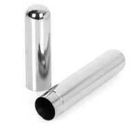 Lawnoval Stainless Steel Cigarette Tube Case Holder Pocket Storage Box with Sealed Design for 18mm Diameter Cigars or Cigarettes, Silver