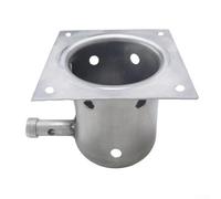 Lawnoval Stainless Steel Ignition Can for PitBoss Pellet Grill, 120V 200W Hot Rod Replacement Part Compact Combustion Chamber Fire Starter Cup Metallic Finish(A)