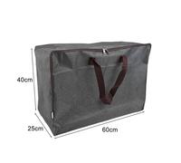 Lawnoval Storage Bag for Clothes and Quilts - 50x35x20cm, 60x40x25cm, 70x50x30cm Oxford Fabric Waterproof Organizer for Bedding, Towels, Blankets