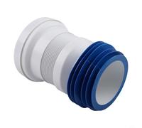 Lawnoval Toilet Connection Pipe Flexible Adjustable Drain Connector with Leak-Prof Seal for Standard Toilets(B)