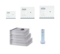 Lawnoval Travel Vacuum Bag Set, Rechargeable Pump Space Saver for Clothes Travel, Reusable for Clothing Storage, Luggage and Suitcase Storage(5)